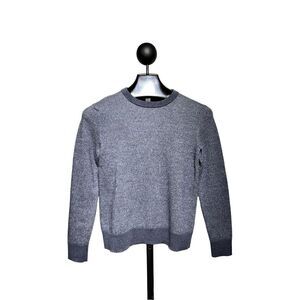 Banana Republic Blue Baruffa Italian Wool Long Sleeve Pullover Sweater Size Medi
